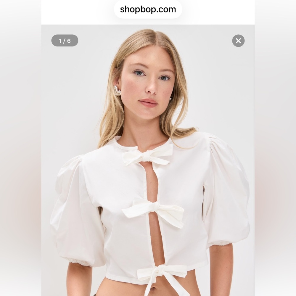 NWT The Lulo Project crop Orchid top